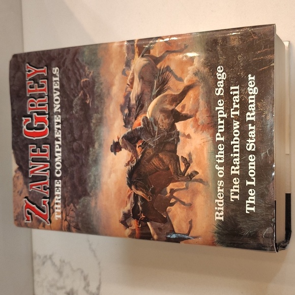 Zane Grey 3 complete novels in one book western hardback 1994 - Picture 1 of 8